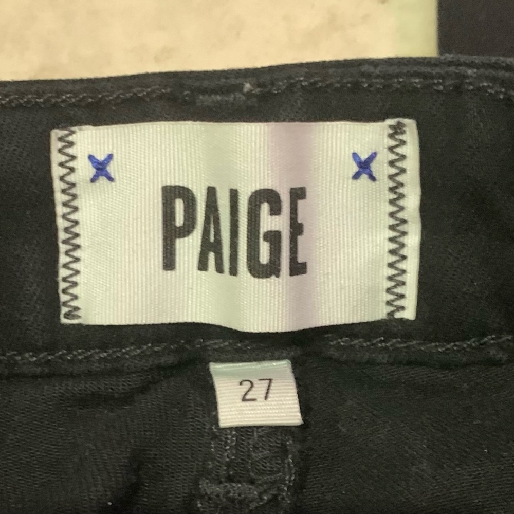 PAIGE Classic Black Denim